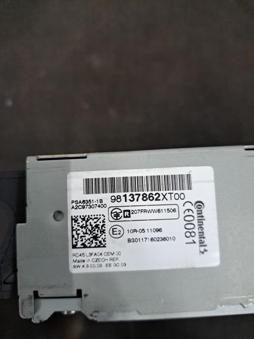 Image Autoradio d'origine - CITROEN C3 PICASSO