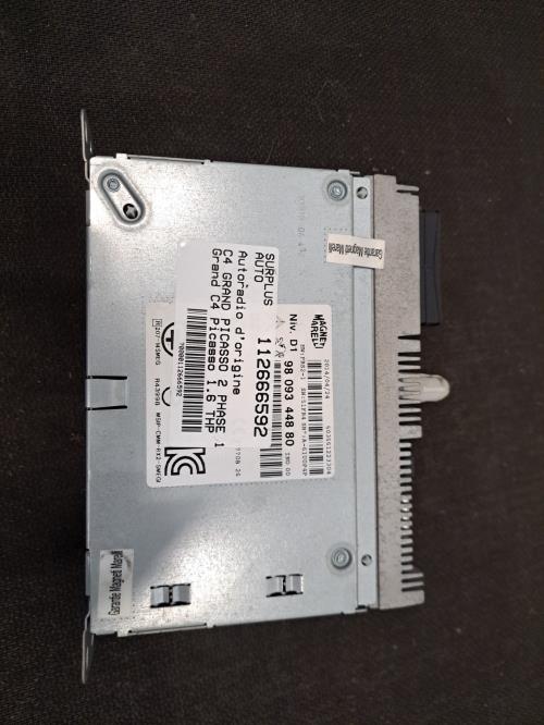 Image Autoradio d'origine - CITROEN C4 GRAND PICASSO 2
