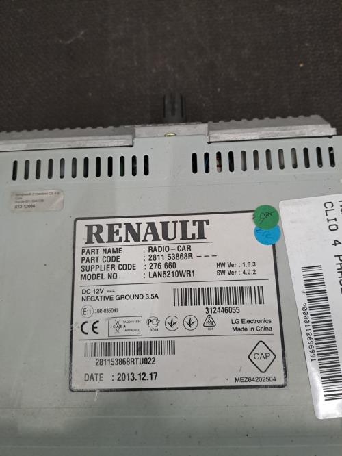 Image Autoradio d'origine - RENAULT CLIO 4
