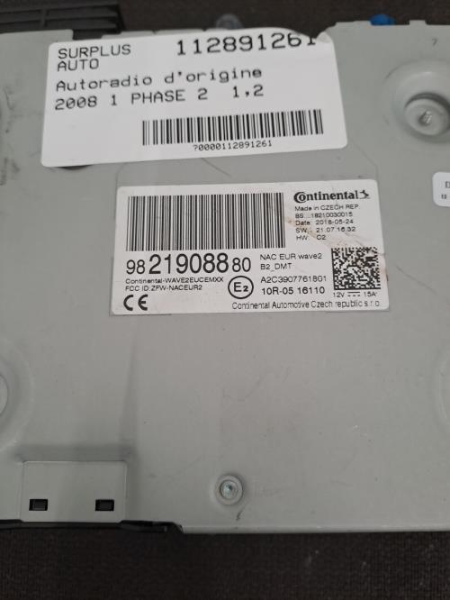 Image Autoradio d'origine - PEUGEOT 2008 1