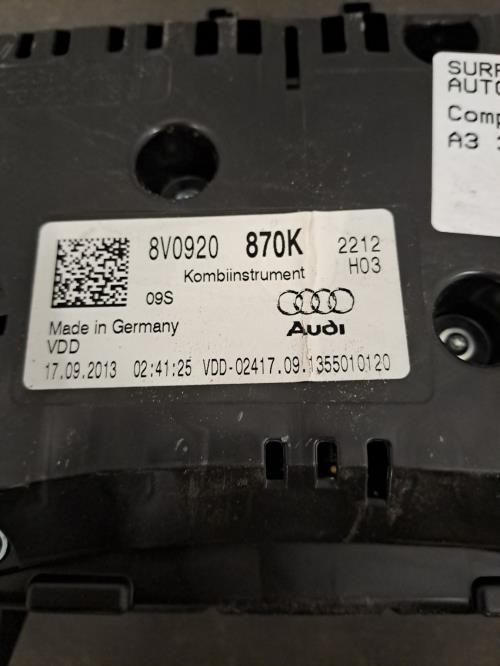 Image Compteur - AUDI A3 3