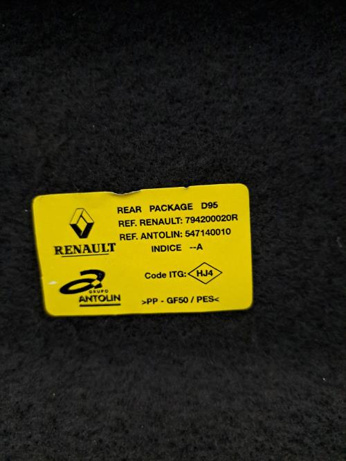 Image Plage arriere - RENAULT MEGANE 3