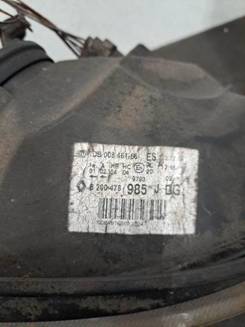 Image Optique avant principal droit (feux)(phare) - RENAULT CLIO 2