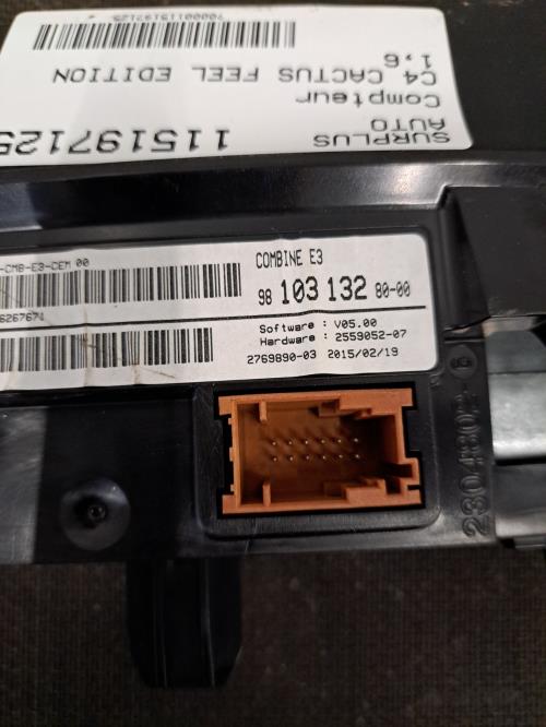 Image Compteur - CITROEN C4 CACTUS