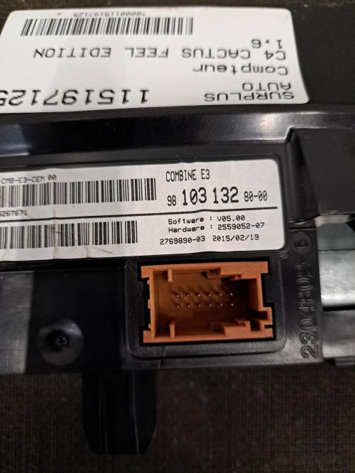 Image Compteur - CITROEN C4 CACTUS