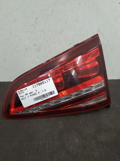 Image Feu arriere secondaire droit (feux) - VOLKSWAGEN GOLF 7