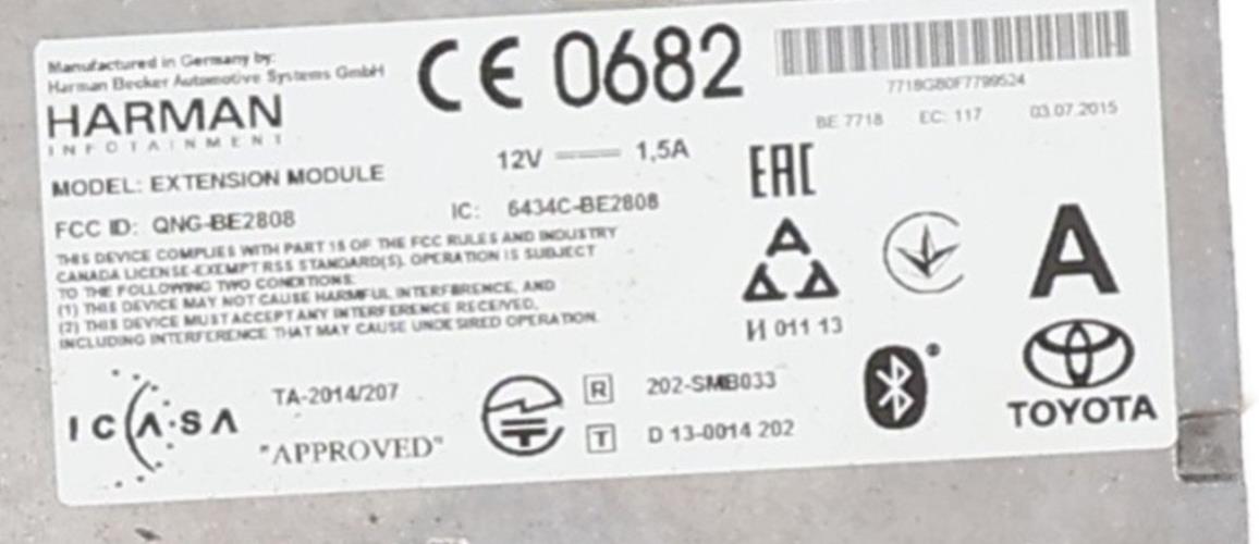 Image Autoradio d'origine - TOYOTA AURIS 2