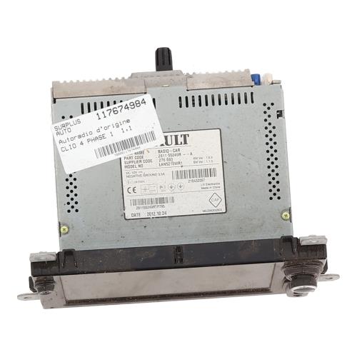 Image Autoradio d'origine - RENAULT CLIO 4