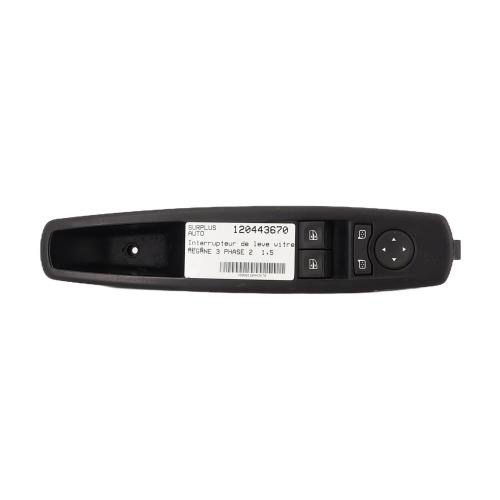 Image Interrupteur de leve vitre avant gauche - RENAULT MEGANE 3