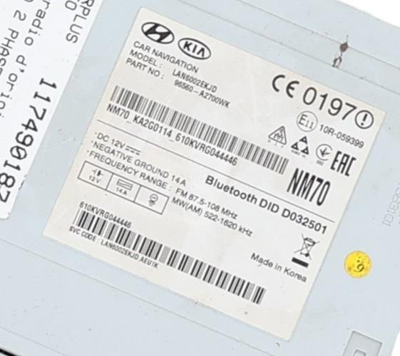 Image Autoradio d'origine - KIA CEE-D 2