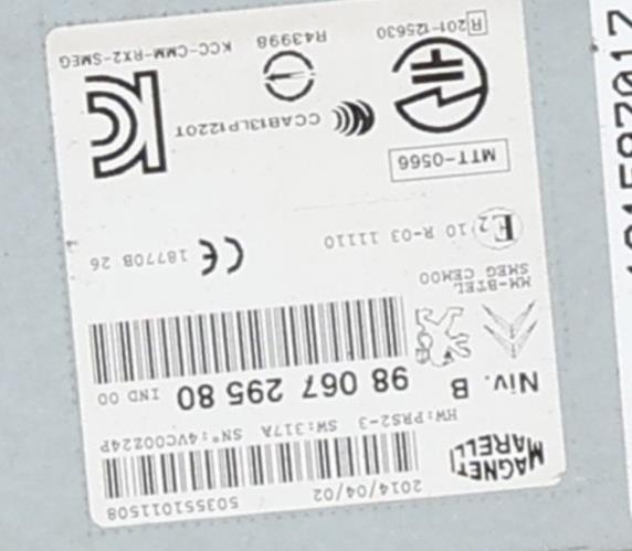 Image Autoradio d'origine - PEUGEOT 2008 1
