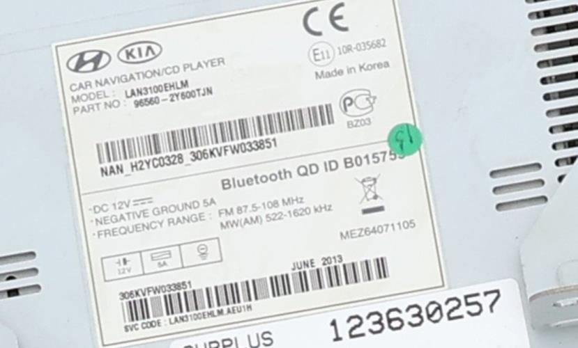 Image Autoradio d'origine - HYUNDAI IX 35