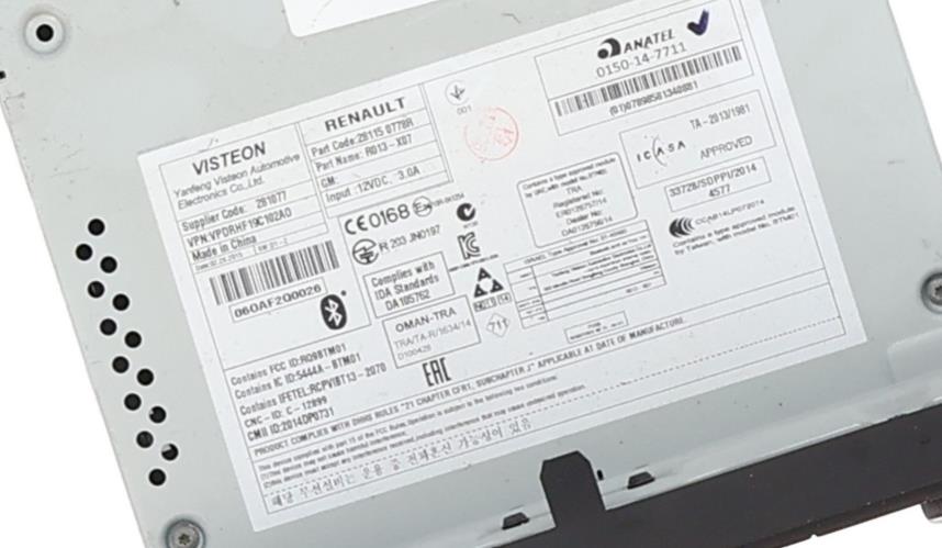 Image Autoradio d'origine - RENAULT TWINGO 3