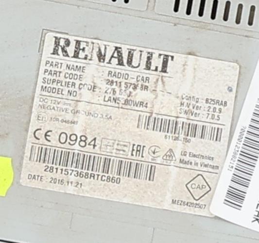 Image Autoradio d'origine - DACIA LOGAN MCV 2