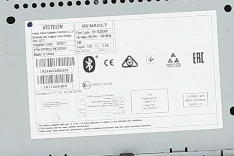 Image Autoradio d'origine - NISSAN NV400