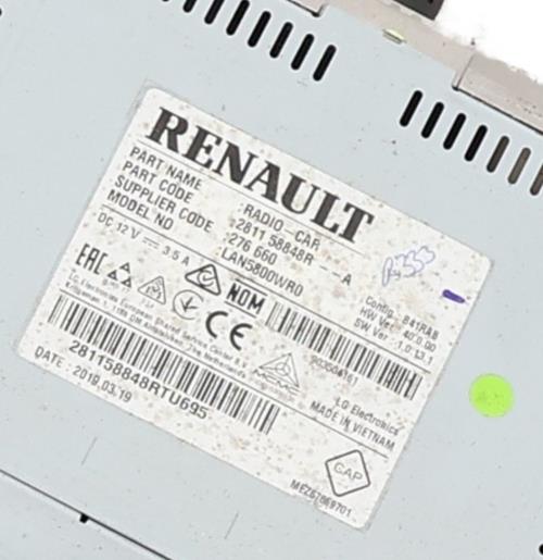 Image Autoradio d'origine - DACIA DOKKER