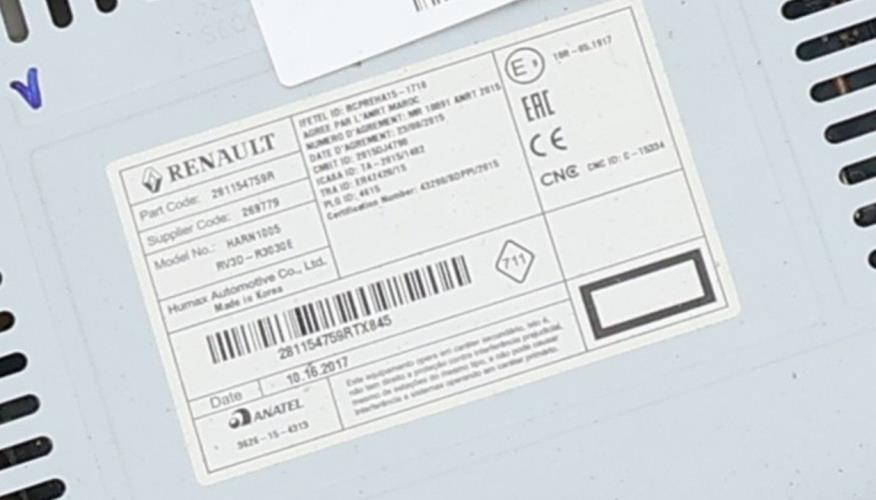 Image Autoradio d'origine - DACIA SANDERO 2
