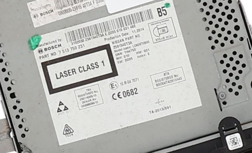 Image Autoradio d'origine - NISSAN QASHQAI 2