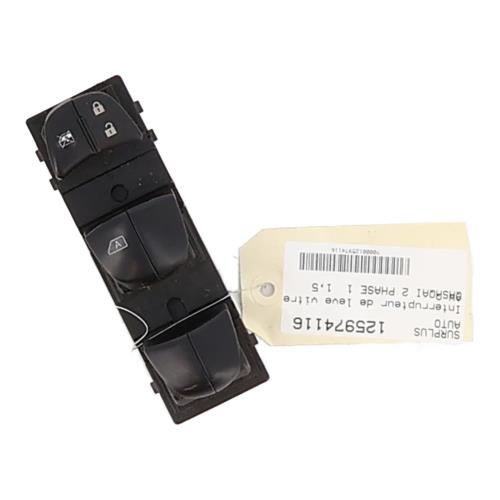 Image Interrupteur de leve vitre avant gauche - NISSAN QASHQAI 2