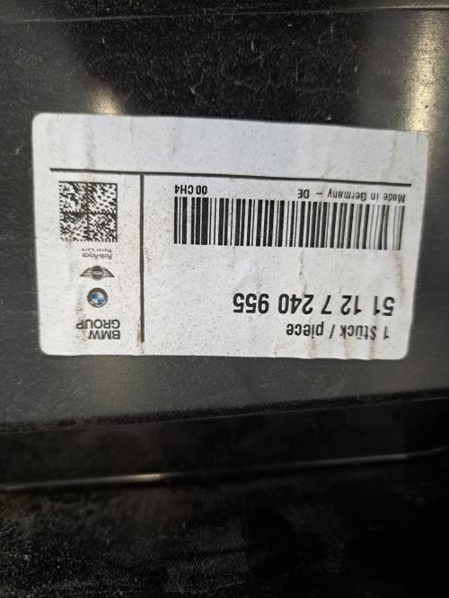 Image Moulure de pare choc arriere - BMW SERIE 1 F20