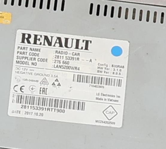 Image Autoradio d'origine - OPEL MOVANO B