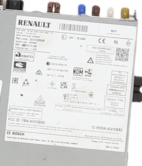 Image Autoradio d'origine - RENAULT CLIO 5