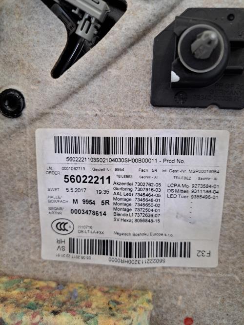 Image Garniture laterale arriere droite - BMW SERIE 4 F32