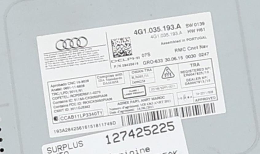 Image Autoradio d'origine - AUDI A6 4