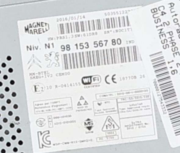 Image Autoradio d'origine - CITROEN C4 2