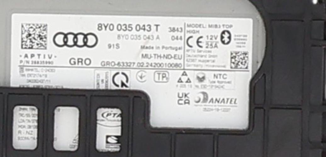 Image Autoradio d'origine - AUDI A3 4