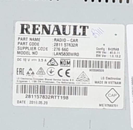 Image Autoradio d'origine - DACIA SANDERO 2