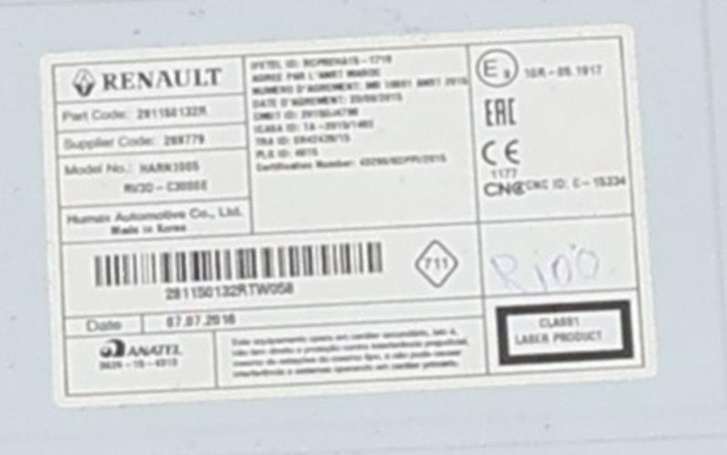 Image Autoradio d'origine - DACIA SANDERO 2