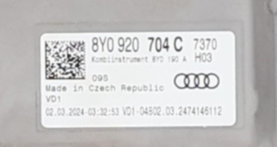 Image Compteur - AUDI A3 4