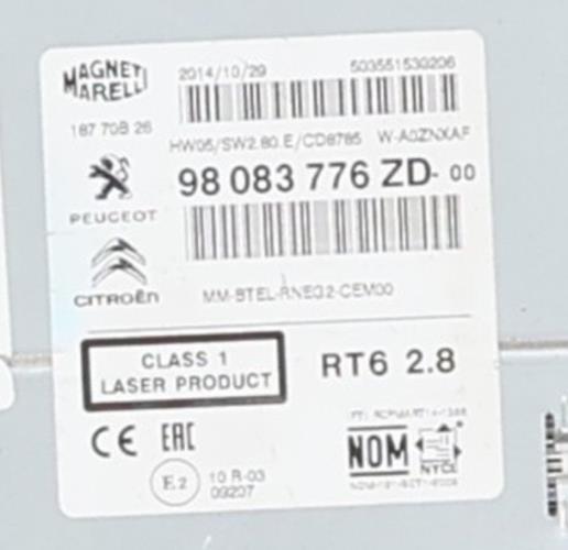 Image Autoradio d'origine - CITROEN C5 2