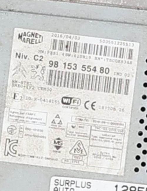 Image Autoradio d'origine - DS DS3