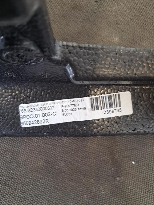 Image Absorbeur de pare choc arriere - RENAULT CLIO