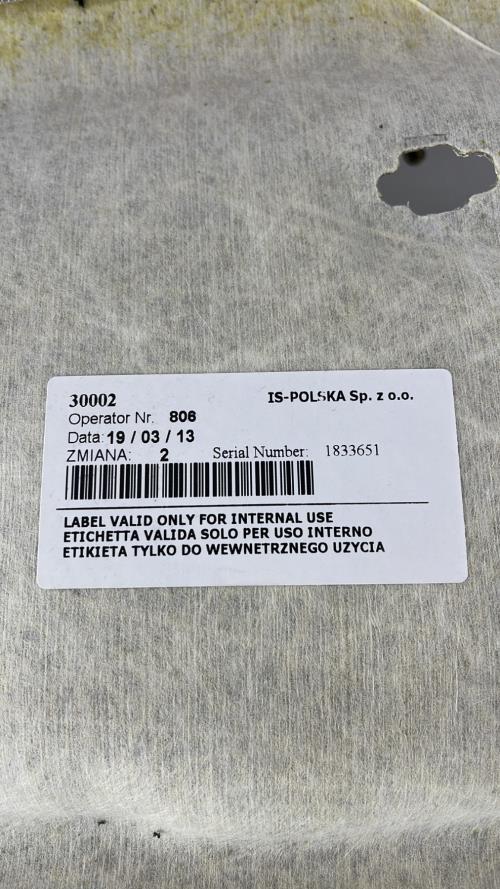 Foto del ricambio