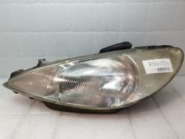 Optique avant principal gauche (feux)(phare) peugeot 206 phase 2