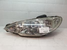 Optique avant principal gauche (feux)(phare) peugeot 206 phase 1 cabriolet