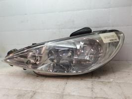 Optique avant principal gauche (feux)(phare) peugeot 206 phase 1