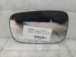 Glace retroviseur gauche renault clio 3 phase 1