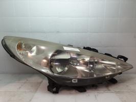 Optique avant principal droit (feux)(phare) peugeot 207 phase 1