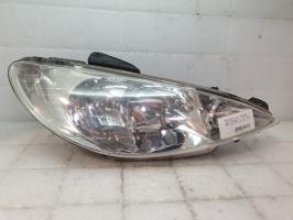 Optique avant principal droit (feux)(phare) peugeot 206 phase 2