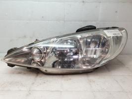 Optique avant principal gauche (feux)(phare) peugeot 206 phase 2