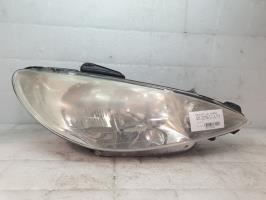 Optique avant principal droit (feux)(phare) peugeot 206 phase 2