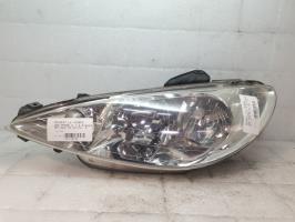 Optique avant principal gauche (feux)(phare) peugeot 206 phase 2
