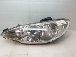 Optique avant principal gauche (feux)(phare) peugeot 206 phase 2