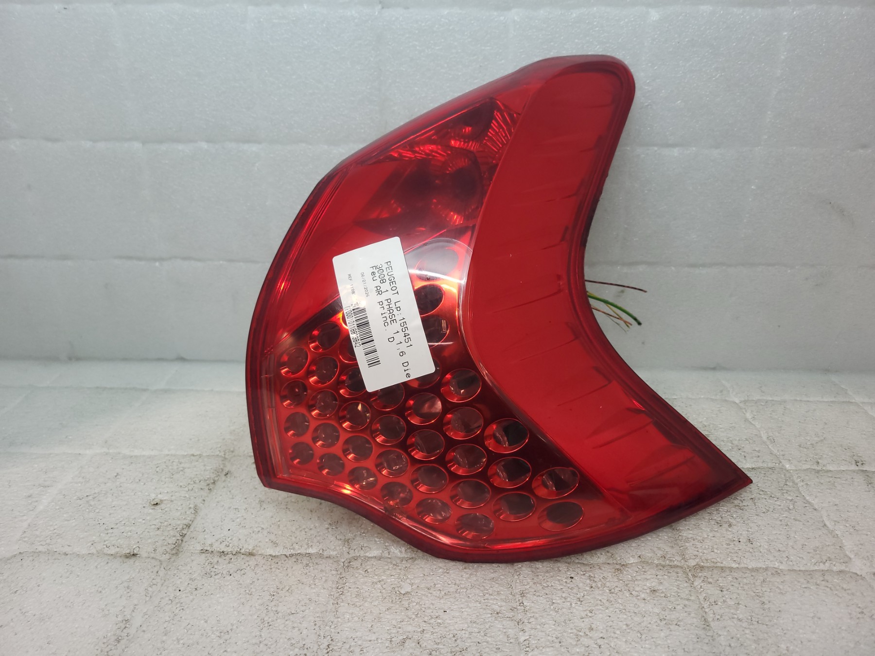 Feu arriere principal droit (feux) peugeot 3008 1 phase 1