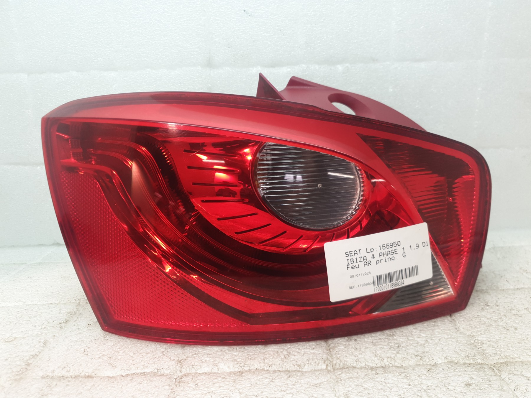Feu arriere principal gauche (feux) seat ibiza 4 phase 1