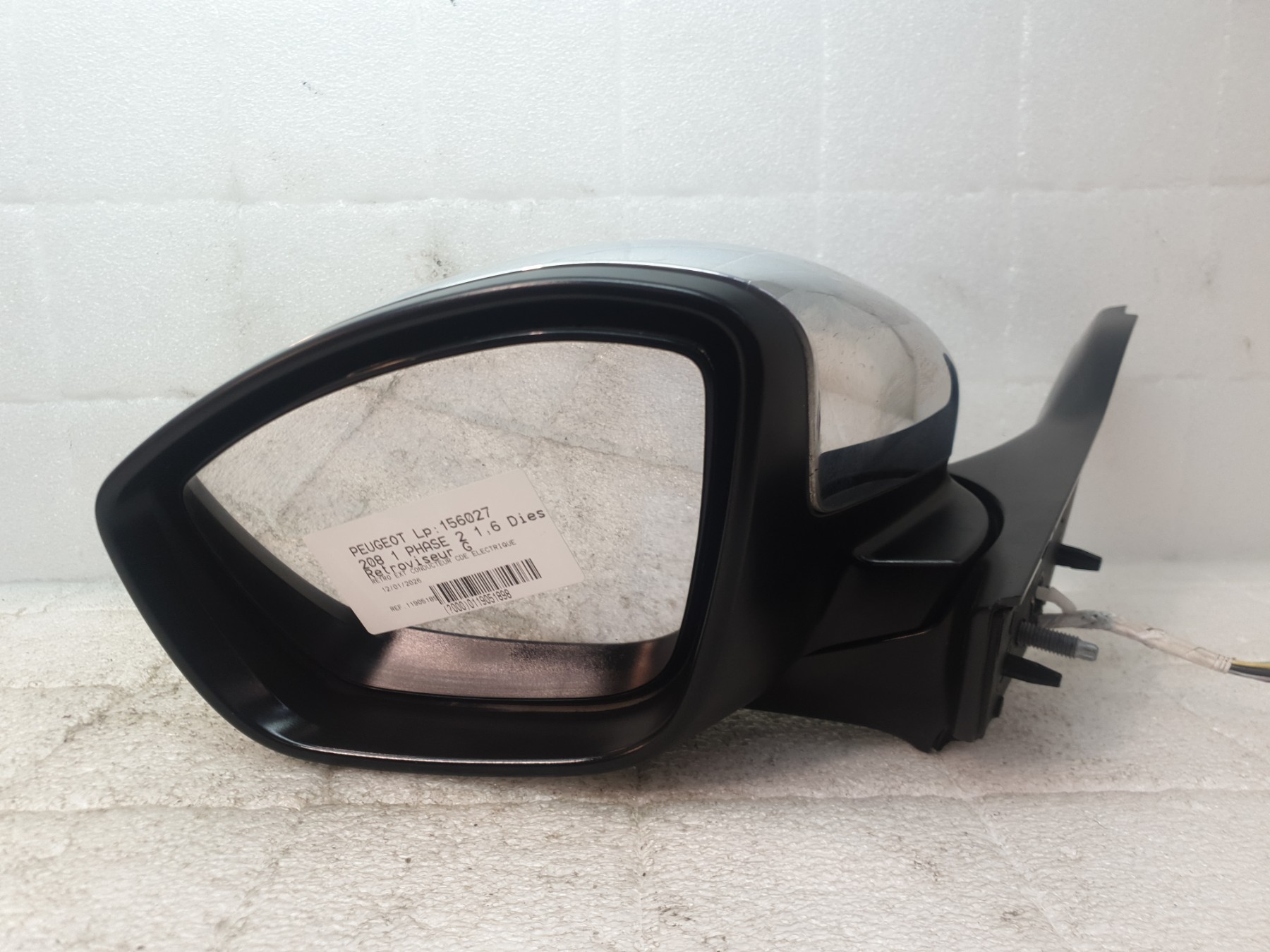 Retroviseur gauche peugeot 208 1 phase 2